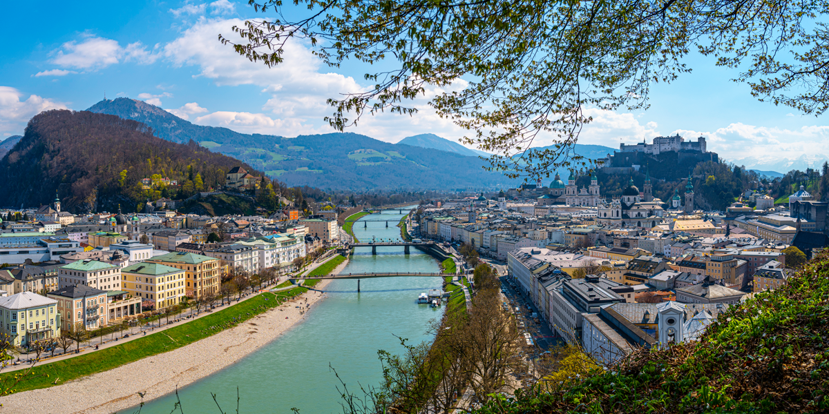 Visit Salzburg via highway Drive to Salzburg and discover Mozart’s birthplace